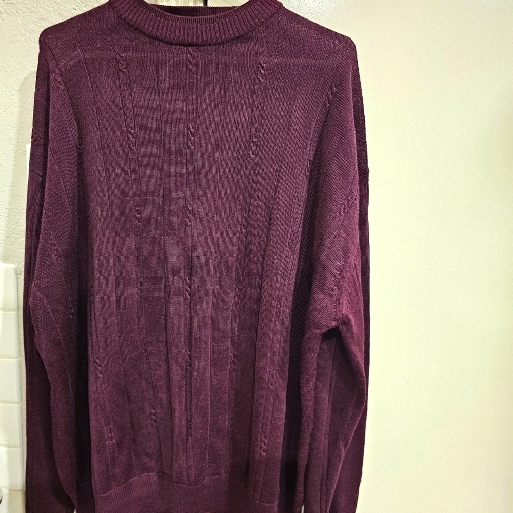 Pronto-Uomo Mens Maroon Pullover XL  excellent condition